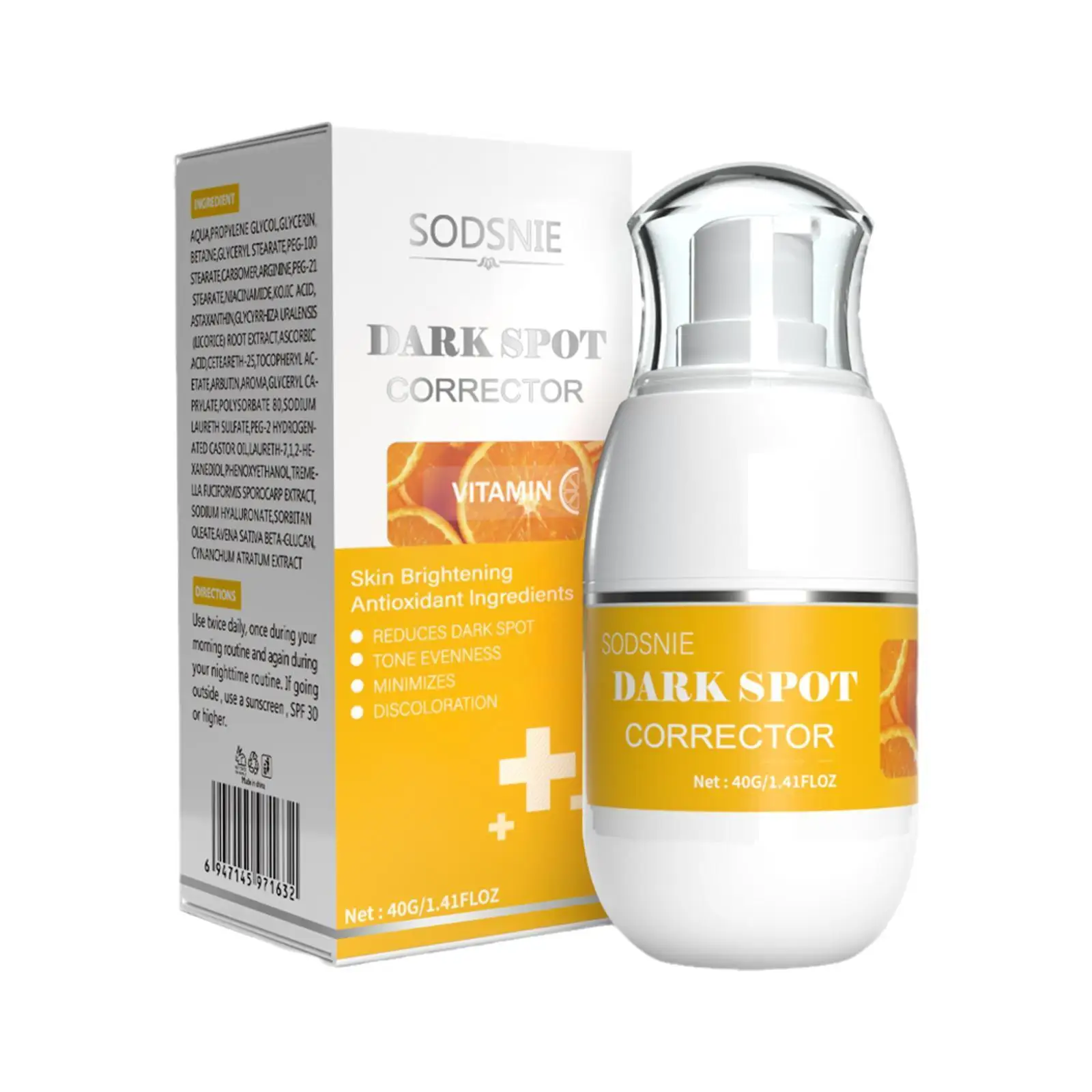 

40g Dark Spot Corrector Removes Dark Spots Cream Moisturizing Treatment Brightening Skin Effectively Whitening Care Face Q5I3