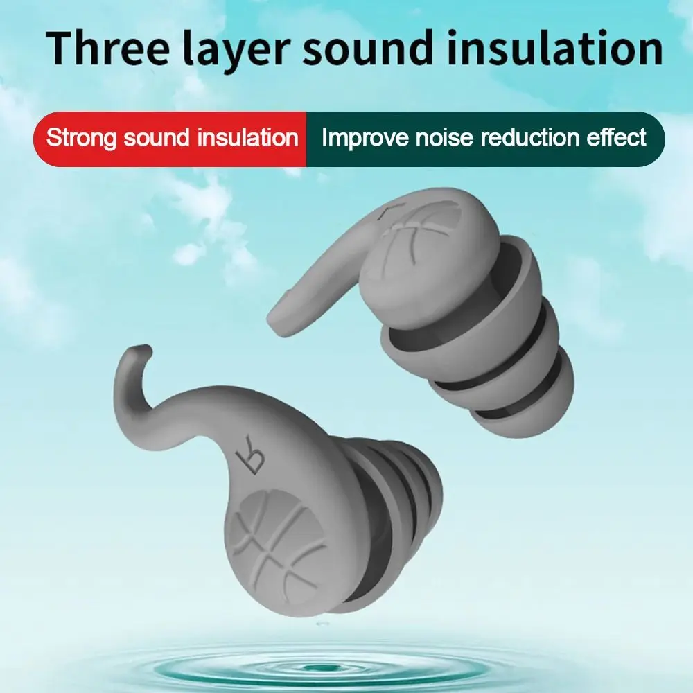 Anti Noise Soundproof Earplugs For Sleeping Useful Reusable Soft Hearing Protection Sound Blocking Earplugs Travel Ear Protector