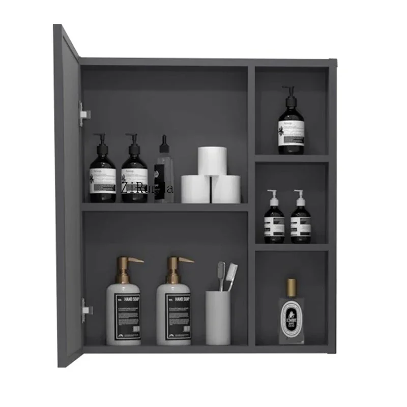 Nordic Style Smart Bathroom Cabinets Fashion Antifog Large Capacity Mirror Cabinet Simple Home Furniture Armario Bano