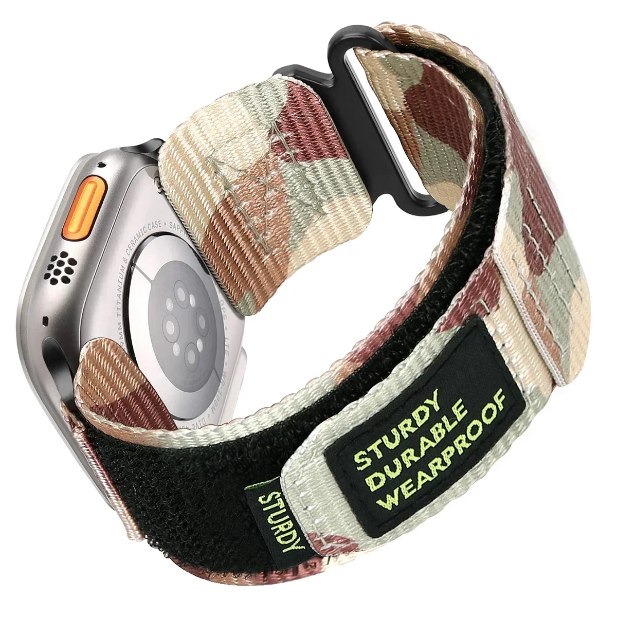 Breathable Sports Nylon Watch Strap – Vibrant and Durable Bracelet
