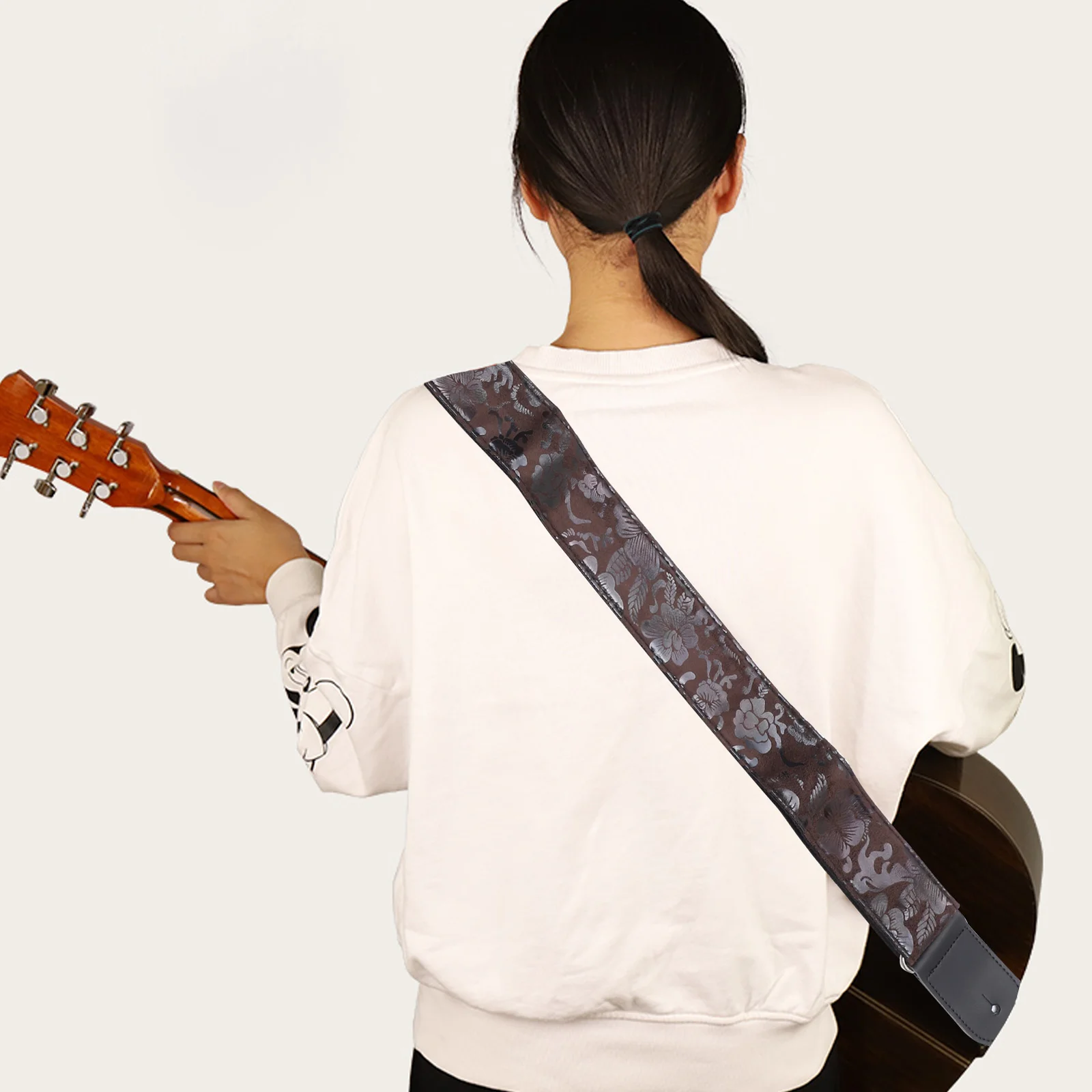 

Ремешок для гитары, музыкальные инструменты, акустическая Подлинная креативная рельефная лямка