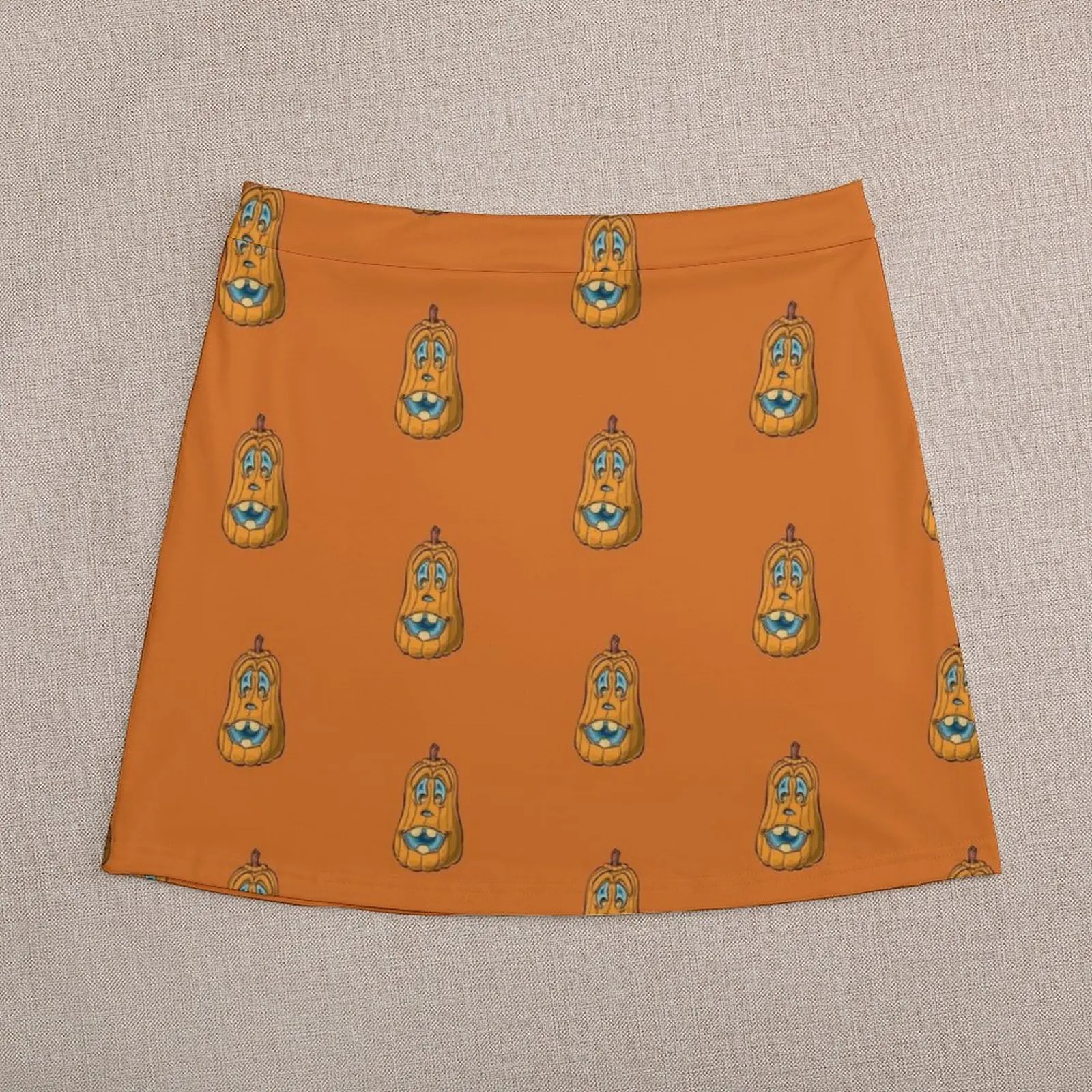 pumpkin Mini Skirt 90s vintage clothes elegant social women's skirts Skort for women women's skirt 2024 trend