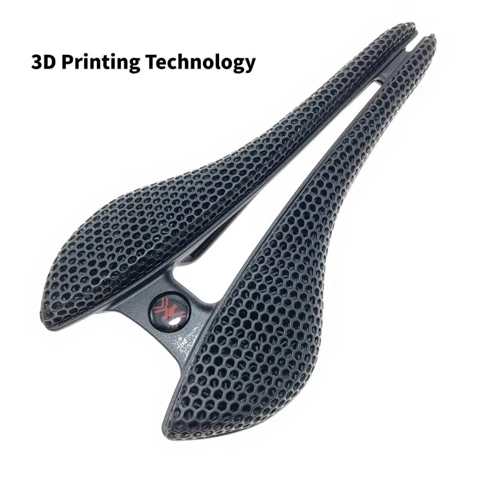 超軽量 カーボンファイバー一体型自転車サドル、中空MTBロード自転車