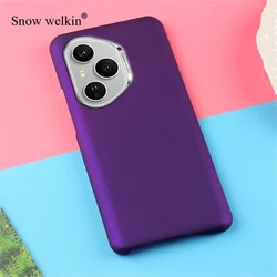 Luxury Multi-Color Matte Rubberized Hard Case - Premium Back Cover for Honor 400 Pro Global (Purple)
