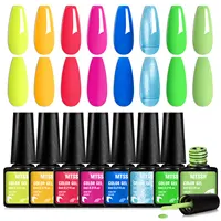 6PCS Gel Nail Polish Set Mixed Color Nail Gel Kits For DIY Nail Vernis Semi Permanent UV Lamp Nail Varnish Set Supplies 1