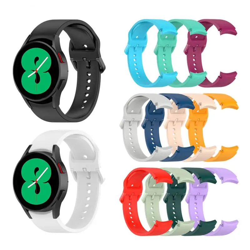 Per Samsung Galaxy Watch6/Watch6 Cinturini Per Orologi Di Ricambio Classici A Più Colori 40/44Mm Cinturini Per Orologi Universali In Silicone Morbido