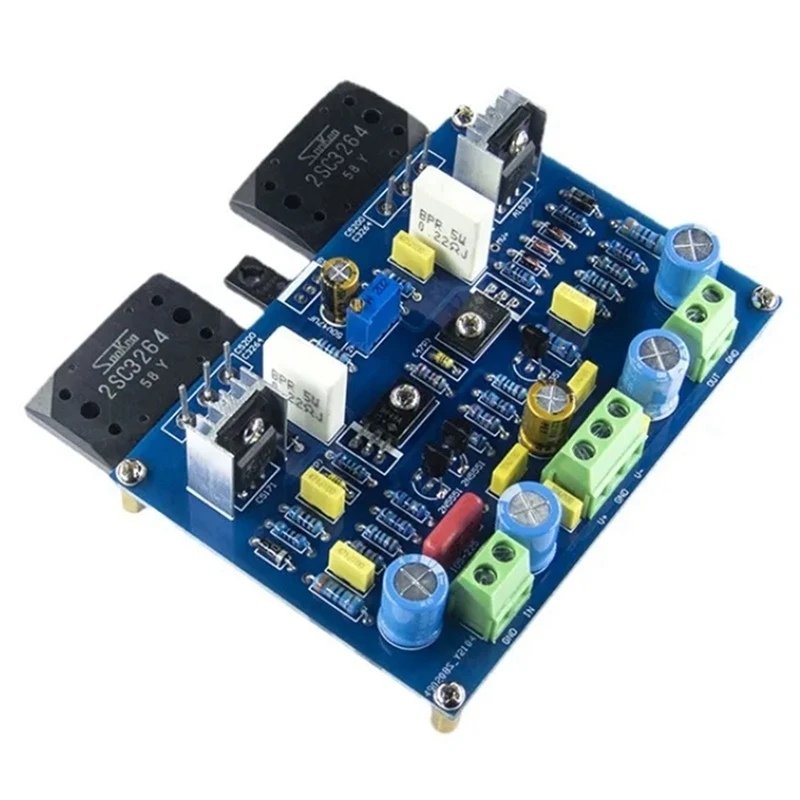 

Плата усилителя мощности 2SC3264 HIFI 120 Вт полностью симметричная, легко устанавливается