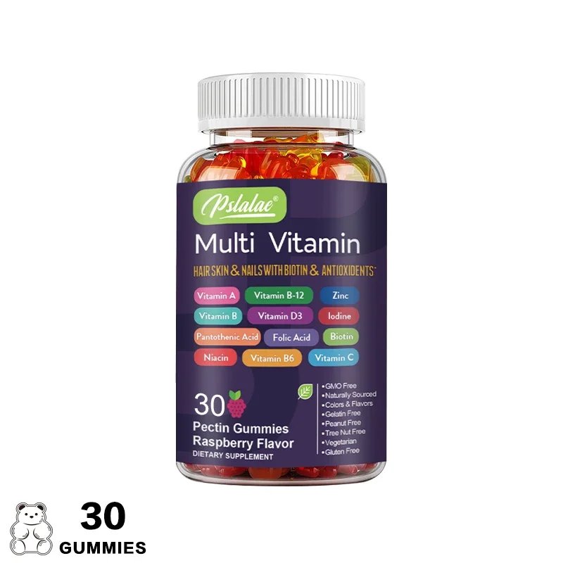Multivitamin Gummies - Enhances Energy Levels, Immune Support, Antioxidant - with Vitamins and Minerals