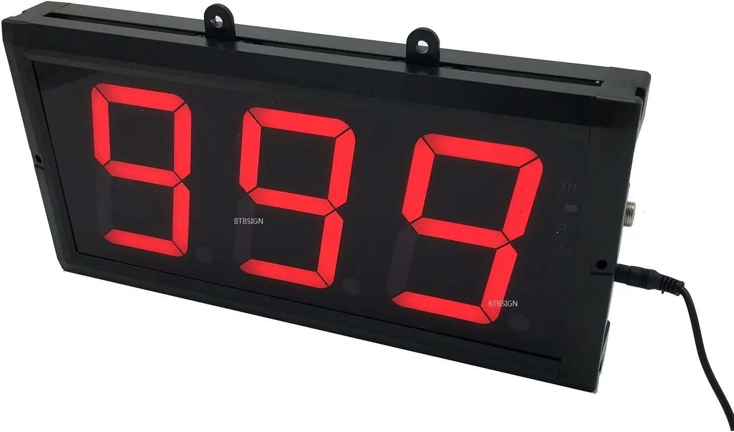 Btbsign LED Up/Down Counter with Switch Box & Remote Red 4'' LED Display 3