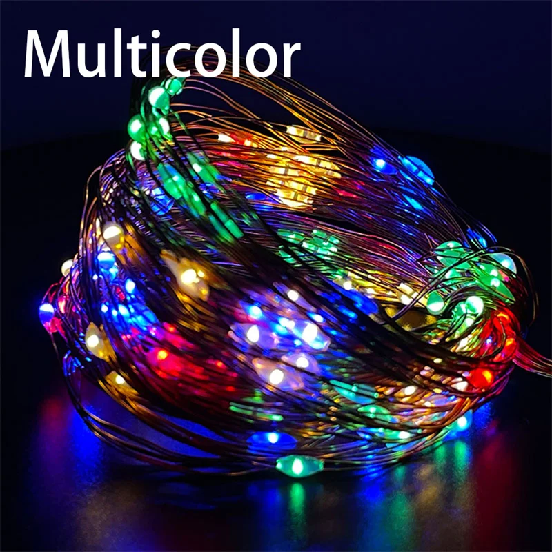 Enchanting USB-Powered Copper Wire LED Fairy Lights – Perfect for Holiday & Party Decor