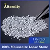 100% Genuine 1.0ct Wholesale Size Price 1.0~3.75mm D Color Round Cut Lab Grown Loose Moissanites Stone Test Positive 1