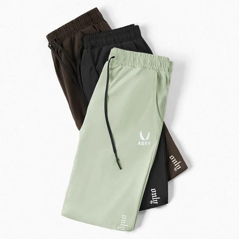 Men's Summer Quick Dry Casual Joggers Pants Running Sweatpants Man Gym Fitness Training Sport Trousers Male Sportswear Bottoms 4