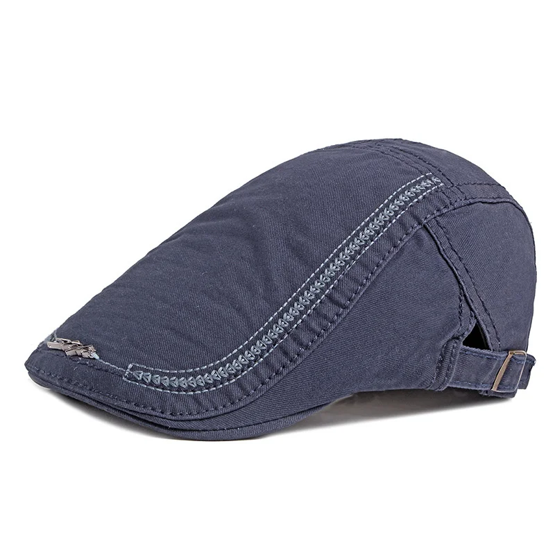 Spring Cotton Letter Newsboy Caps Flat Peaked Cap Men and Women Painter Beret Hats 127 Beret Hat Newsboy Cap Newsboy Hat