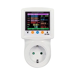 Smart WiFi Energy Saving Power Meter with Timer and Surge Protection (EU plug)