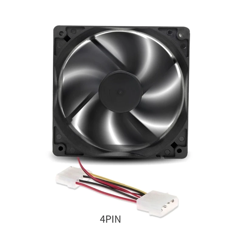 4Pin 3Pin 120mm PC ̽   12cm ð   ǻ CPU   12V 귯ø 