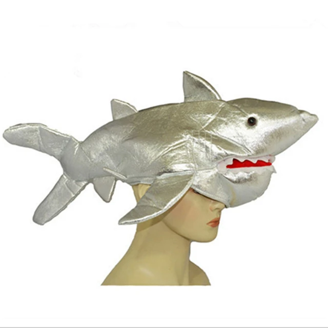 Adult Funny Party Shark Fish Hat Sea Ocean Animal Hat Carnival