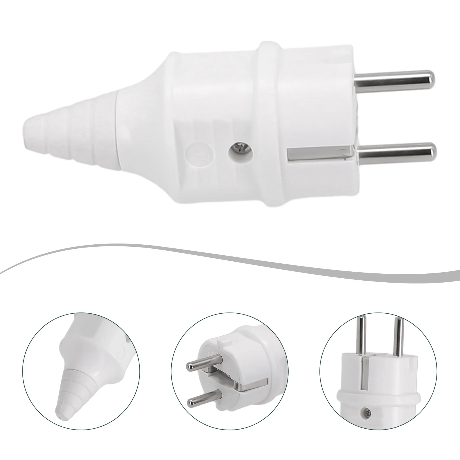 

Home Improvement Socket European Plug For 1-10kw Generator Waterproof 16A European Oxidation Resistance 220V New