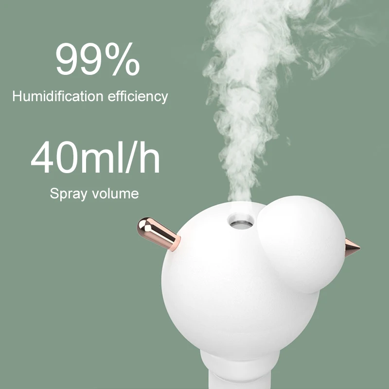 USB Air Humidifier LED Portable Silent Diffuser Car Purifier Aroma Diffuser Mist Maker For Home Office Humidification Detachable 2