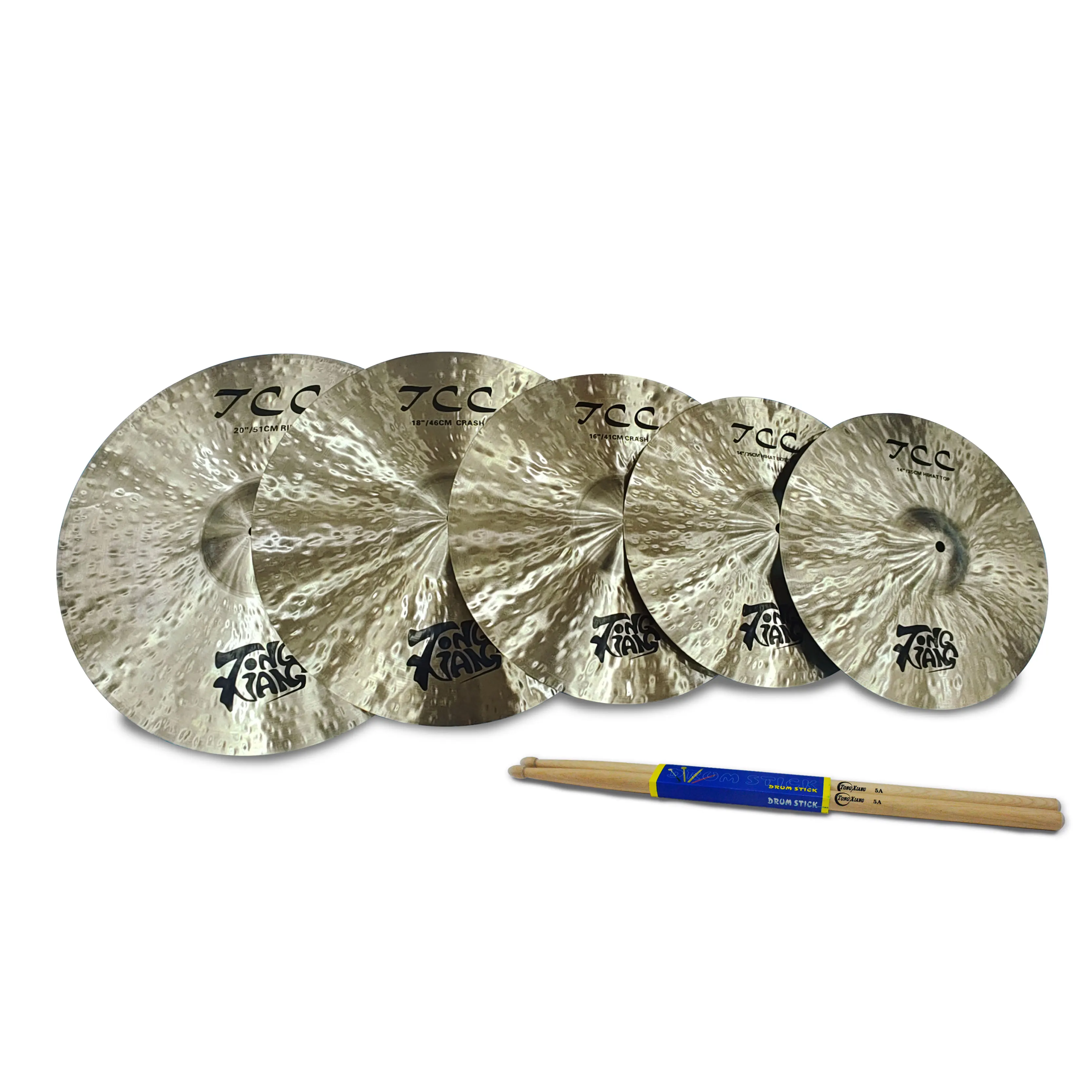 Professional Percussion B25 5pcs Cymbals Set