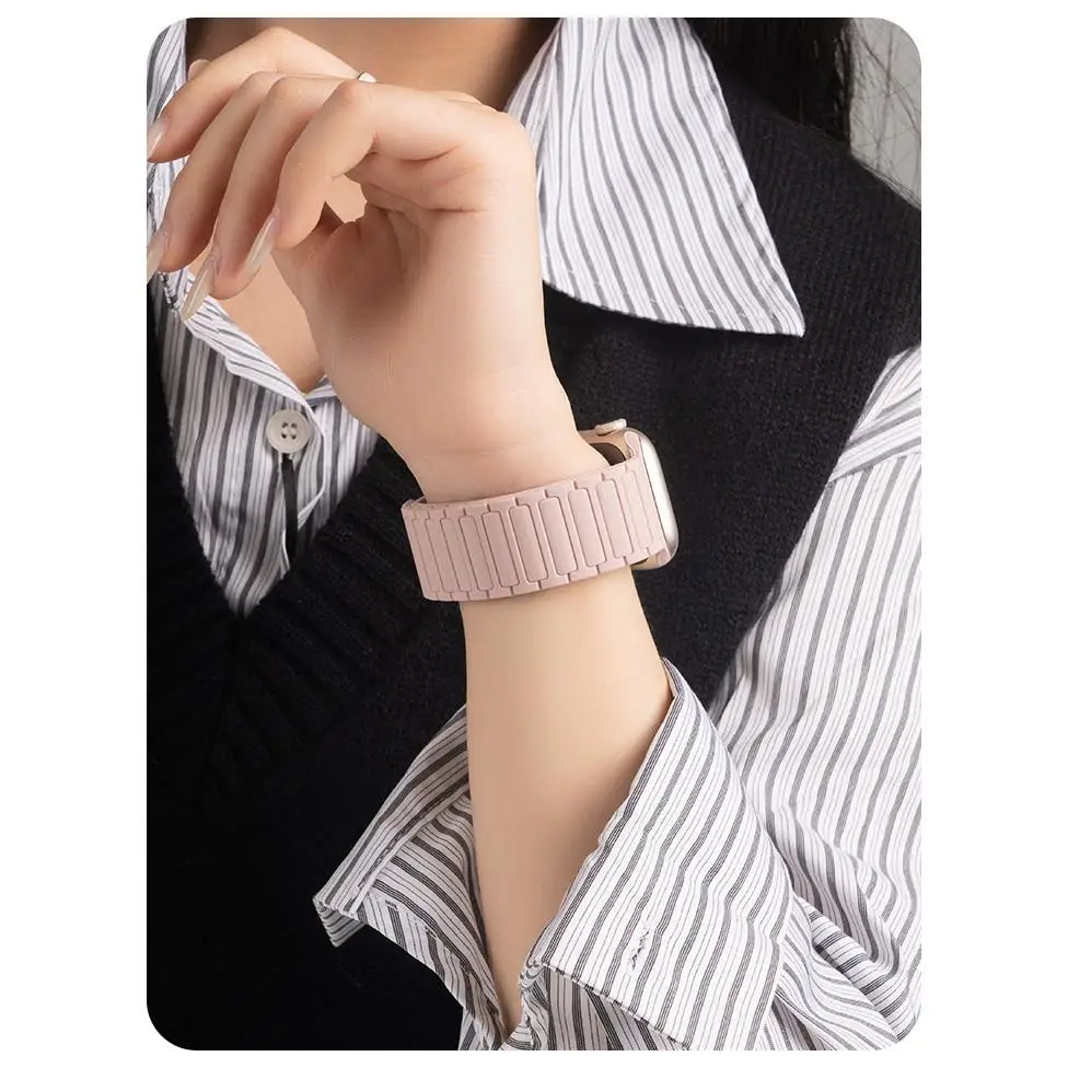 Silicone Magnetic Strap with Soft Case - Loop Wrist Bracelet