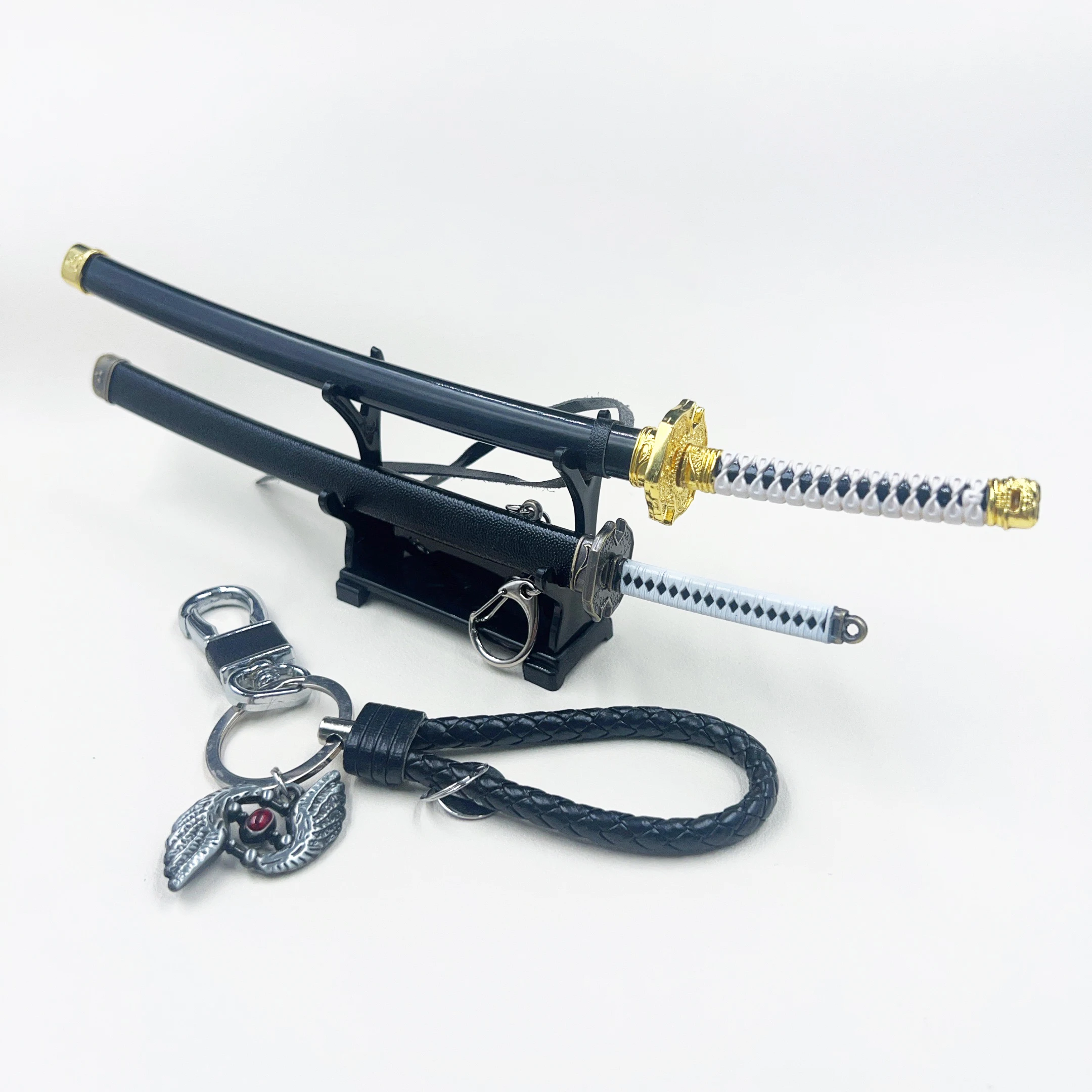 22cm Merch Virgil Yamato Katana Keychain Dante Devil May Sword 1:6