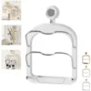 2 in 1 Punch-free Suction Cup Pot Lid Rack Multifunctional Wall-mounted Double-layer Pot Lid Rack Kitchen Storage Rack 1