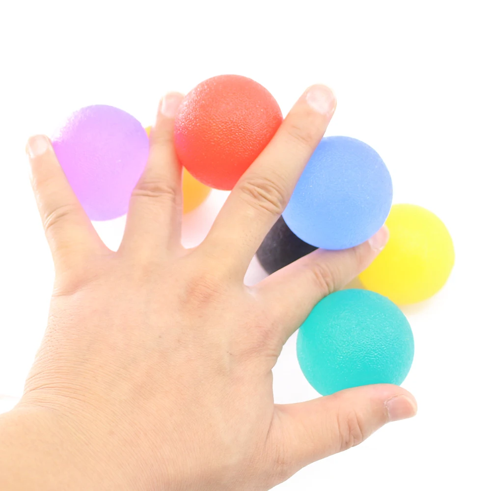 Finger Grip Ball Toy Rehabilitation Training Ball for Elderly Exercise Adults Round Grip Ball Hand Muscle Relaxation Elderly 3