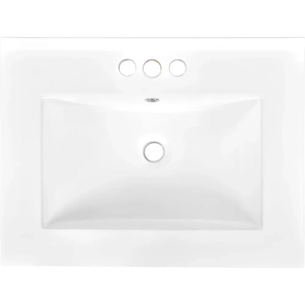 24&rdquo; Bathroom Vanity with Sink, Powder Room Small with 2-Door Cabinet, Undermount Sink, Solid Wood Frame Fashion