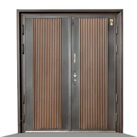 Iron Gate, Villa Garden Entrance, Stainless Steel Double Door, Customized Size, Wear-resistant, Rust Proof and Waterproof 1