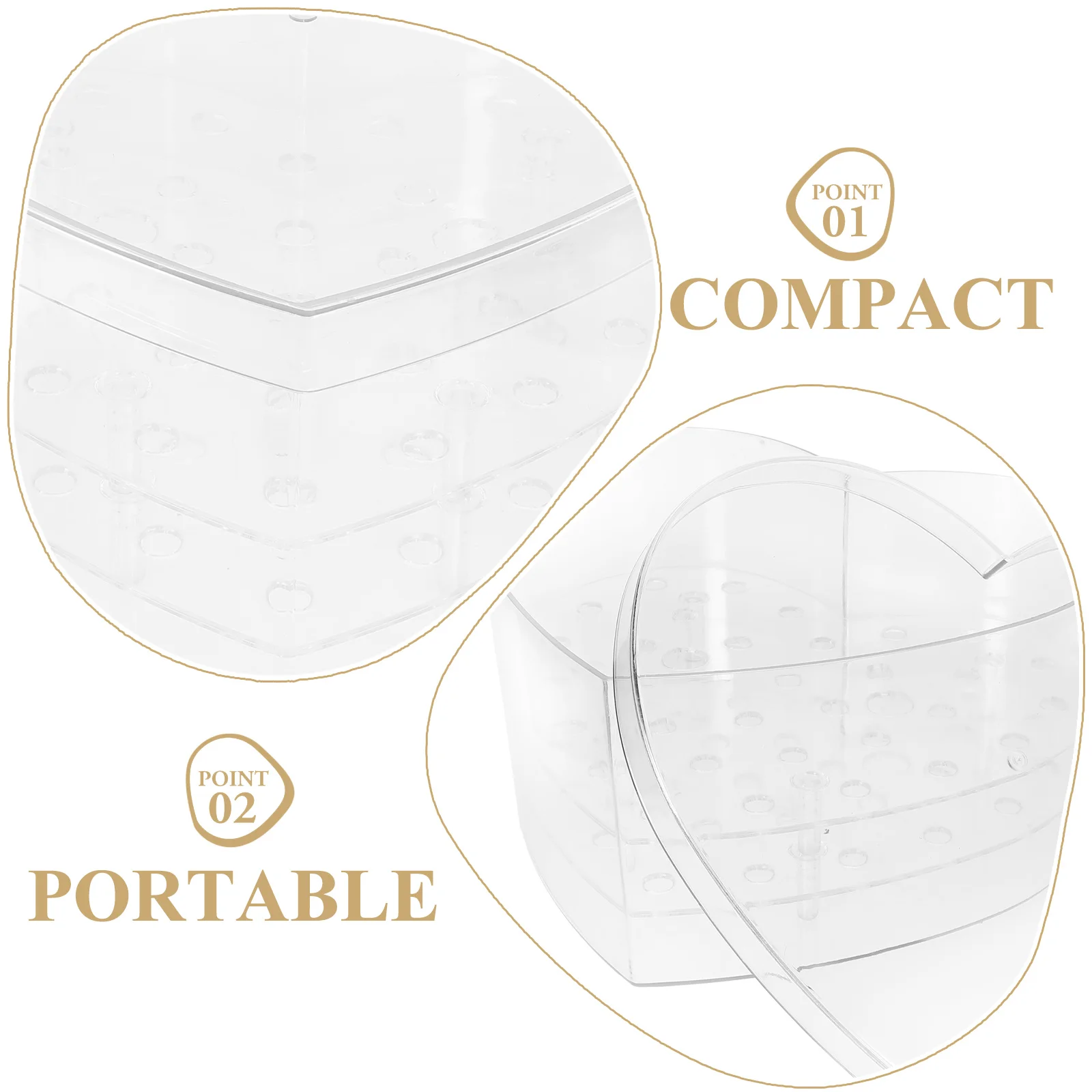 Heart Shaped Clear Flower Box Acrylic Decorative Box Transparent Vase For Romantic Gift Idea Valentine Day Present Teacher Day 3
