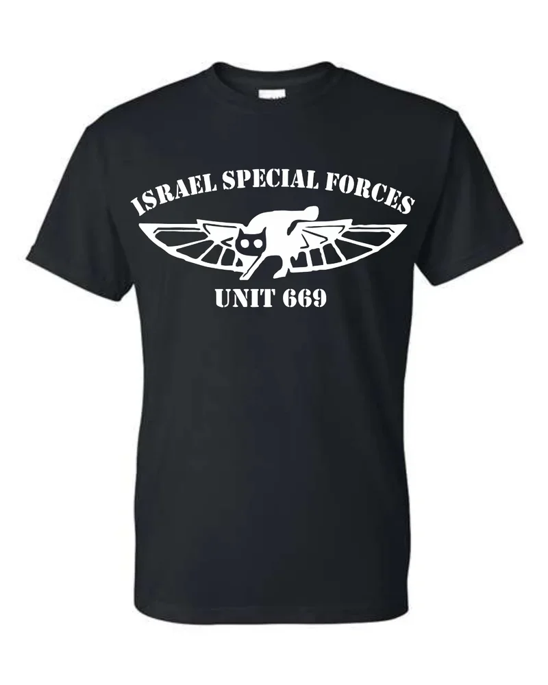 

669 Special Forces Brigade Unit Israel Defense Forces Army Men T-Shirt Short Sleeve Casual Cotton O-Neck Summer T Shirts