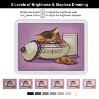 8000Lux A3 Light Box Drawing Board with 3500mAH Battery, 6 dimming Levels and 3 Color temperatures Light Table for Sketching - Image 4