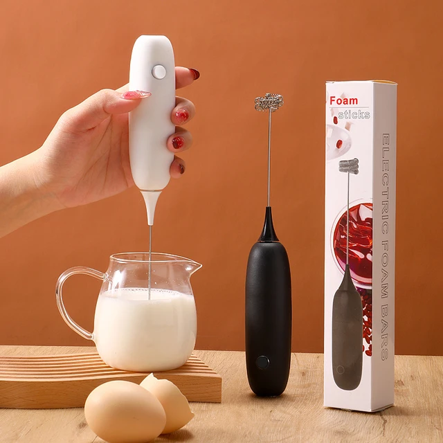 Small-Scale Electric Milk Frother Handheld Egg Beater Coffee Maker
