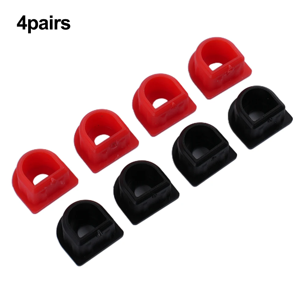 4 Pairs Waterproof FOR Anderson Plug Cable Gland Inserts RED&BLACK Plugs 50A/120A/175A/350A For Anderson Connector Cable Kit 5 pairs of plugs kit 30amp for anderson style connector