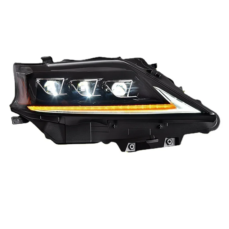 LEXUS RX 2009 2015 헤드 램프, 업그레이드 LED 헤드 라이트, 프론트 라이트 어셈블리, 플러그 앤 플레이 액세서리