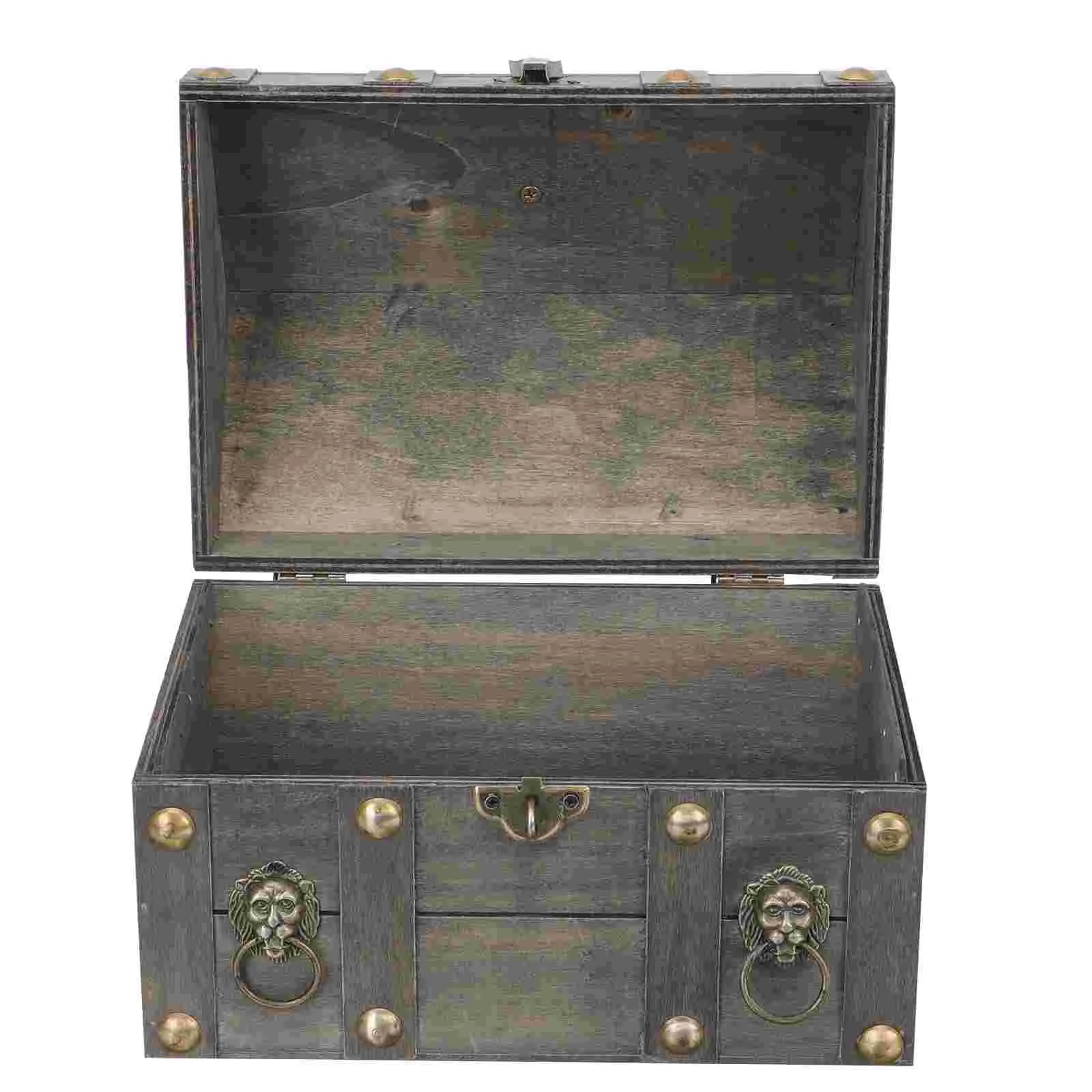 

Деревянная шкатулка для хранения ювелирных изделий, органайзер с замком для украшения дома, офиса, комнаты