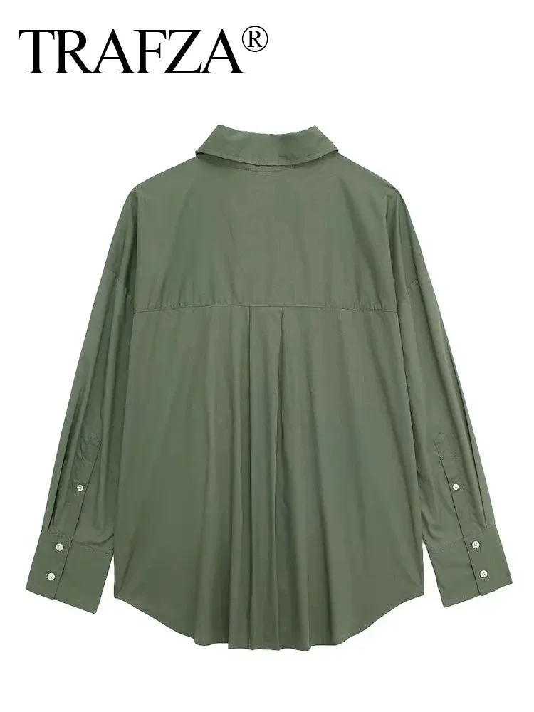 HH Women Casual Striped Blouse Single Breasted Long Sleeve Lapel Shirt Elegant Solid Office Lady Chic Top Shirts