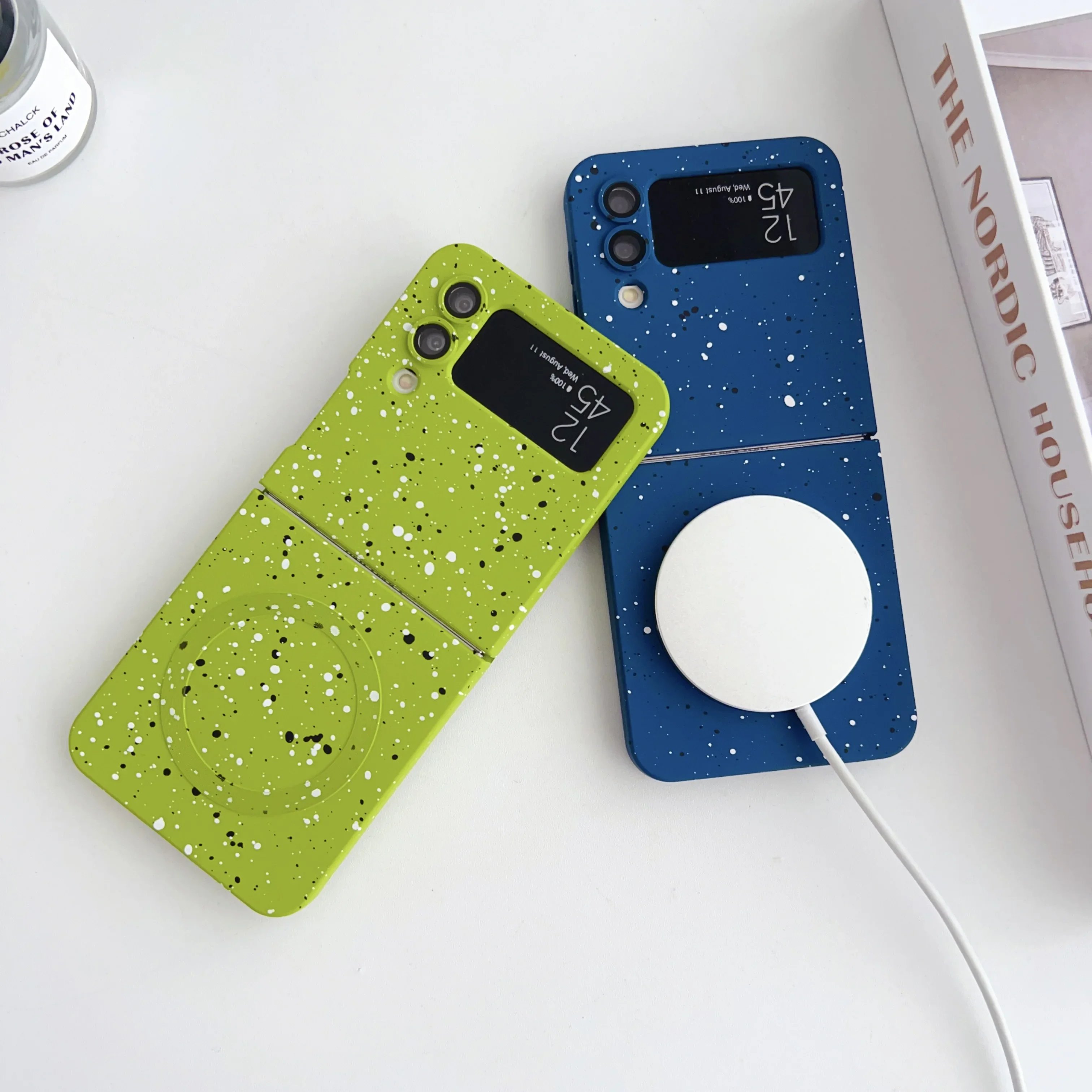 Fashion Ink Metallic Magnetic Wireless Charging Case with MagSafe Compatibility