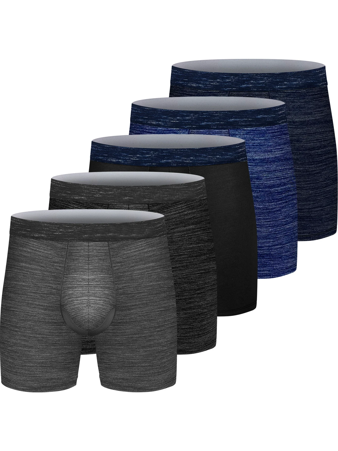 Penn Men's Performance Boxer Briefs 12-Pack - Athletic Fit, Tagless, Breathable Underwear | White, Large - View #8