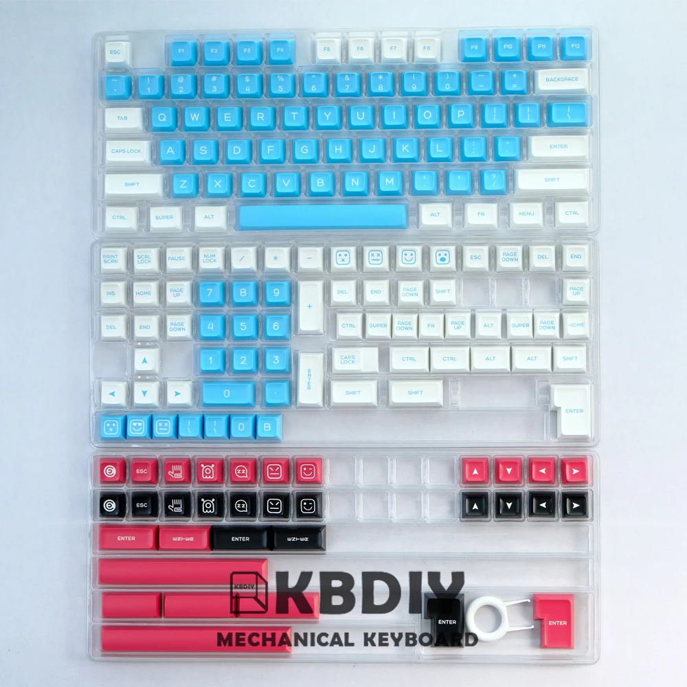 PBT, Personalizado, Double Shot, 7U, DIY, GMK67, 164 Chaves