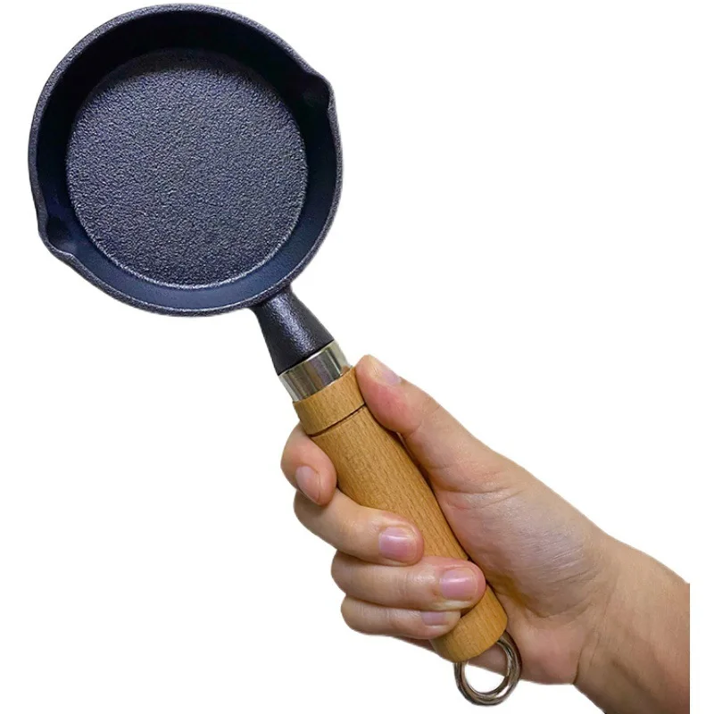 Mini Omelette Pan Non Stick Pan Flat Bottomed Pan Egg Steak Waffle Sheet Pan Cast Iron Pan Kitchen Utensils 5