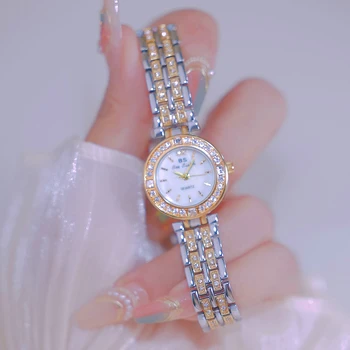 2025 Luxury Watches For Women Crystal Diamond Ladies Dress Wristwatches Casual Bracelet Waterproof Quartz Women Watch Clock