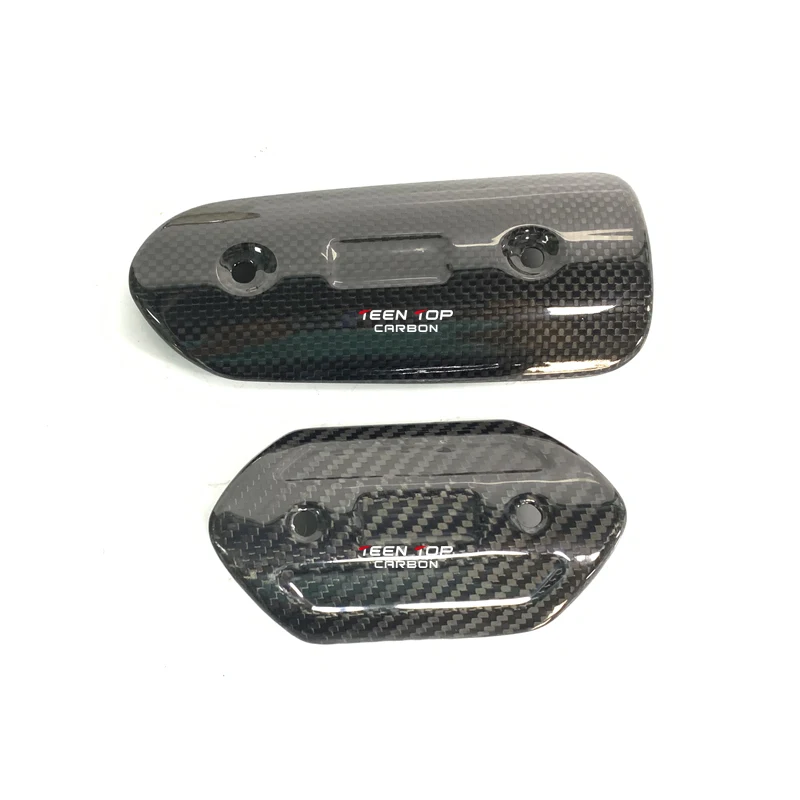Free Shipping Motorcycle Exhaust Pipe Carbon Fiber Protector Heat Shield Cover Guard Anti-scalding Cover Z900 TMAX530 XMAX300