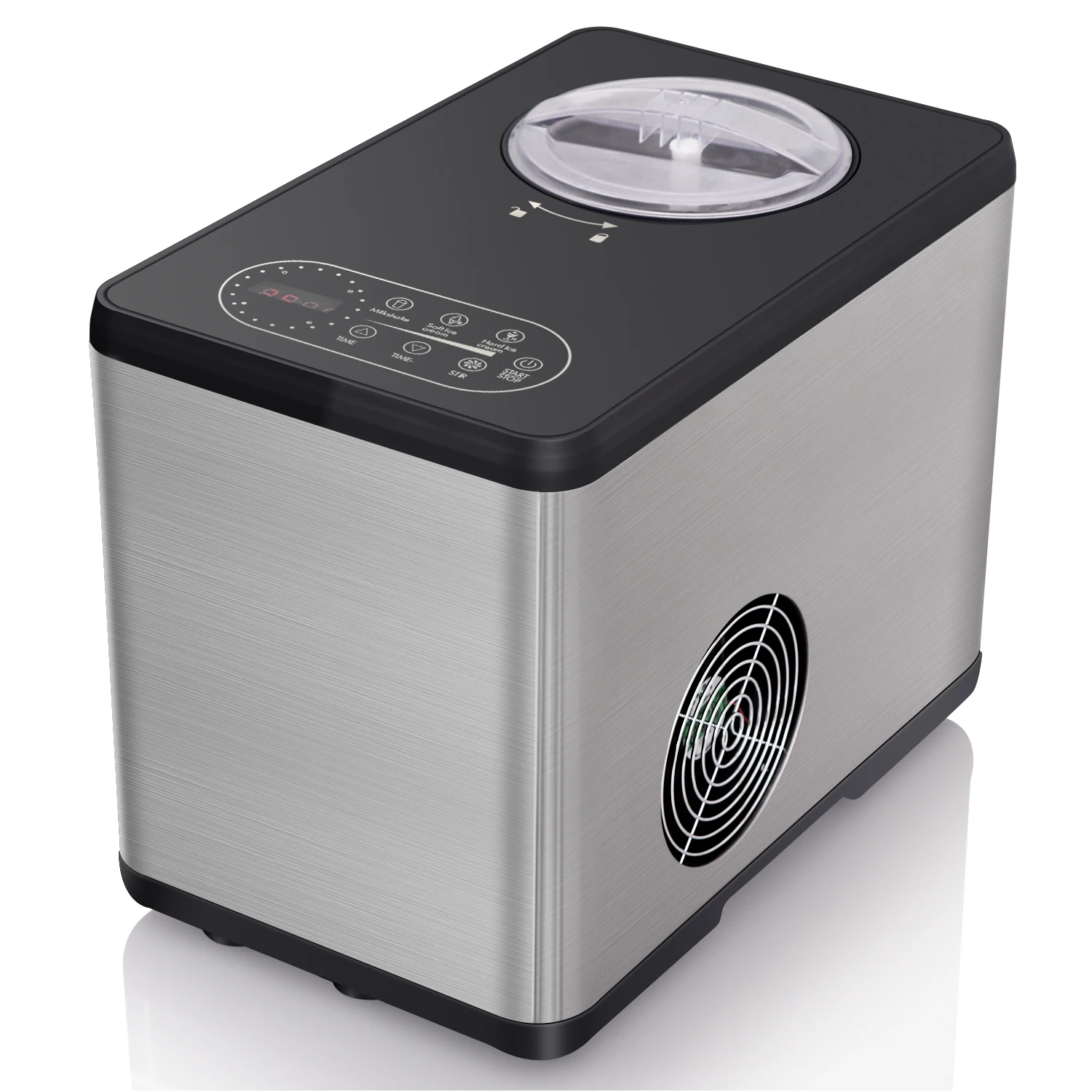 Description Picture 3 of itemHicon small ice cream machine direct manufacturer custom home healthy ice cream maker with compressor