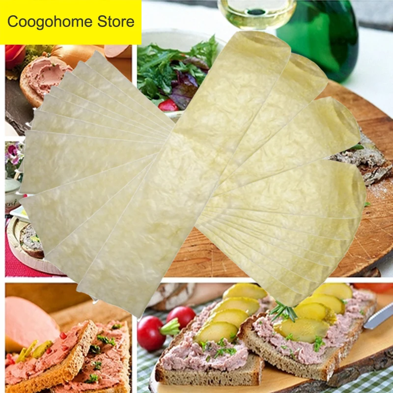 BBQ Casings for Sausage 10pcs/Lot Each Length:50cm Wide:10cm Salami BBQ Kitchen Tools Meat Poultry Tools Inedible Casings Sausage Stuffer BBQ Casings