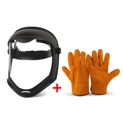 Enhanced Transparent Reusable Full Face Shield - Anti - Fog, Lightweight & Durable (A2)