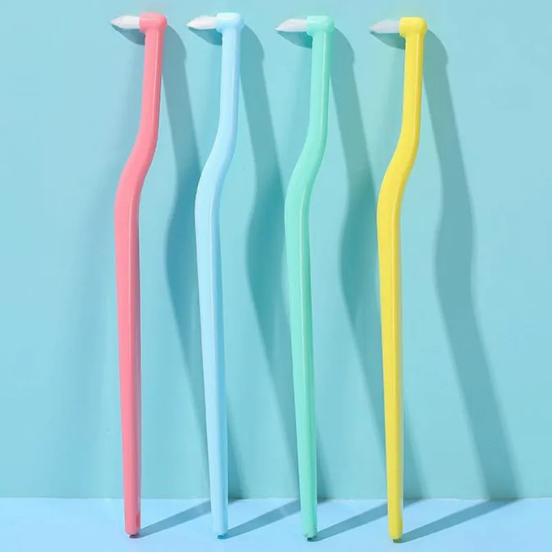 Cat Toothbrush Oral Care Pet Toothbrushes Small Heads Teeth Brush for Cats Mouth Cleaning Soft Hair Cat Toothbrush Pet Supplies 2