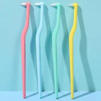 Cat Toothbrush Oral Care Pet Toothbrushes Small Heads Teeth Brush for Cats Mouth Cleaning Soft Hair Cat Toothbrush Pet Supplies 2