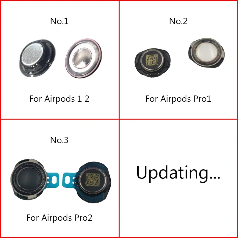 

1-2pcs Earphone Loud Speaker Part For Airpods 1st 2nd 3rd Air Pods 1 2 3 Airpods Pro Pro1 Pro2 Earpiece Loudspeaker Replacement