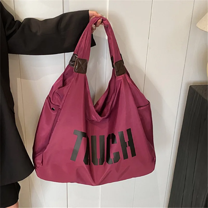 Borsa a tracolla da donna alla moda Oxford Borsa a tracolla da viaggio di grande capacità, borse da yoga per il tempo libero da suburbana con foderate - immagine 3